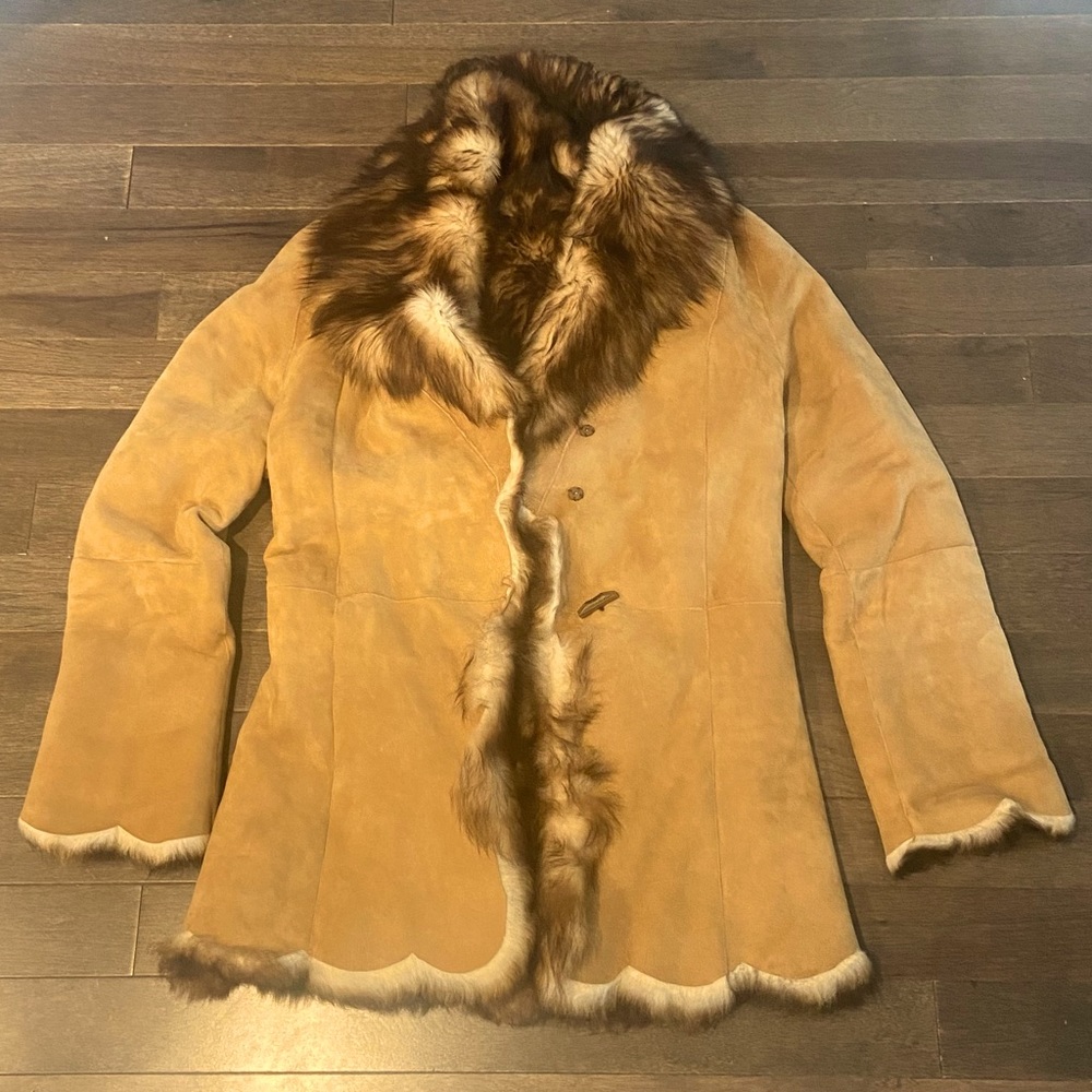 Genuine Shearling Coat - image 1
